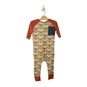 RAGS Size 5 / 6 Girls Floral Romper Jumpsuit with Chest Pocket